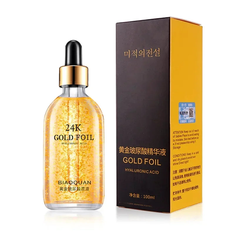 Revitalize Your Skin with 100Ml Gold Ginseng Face Essence - Anti-Wrinkle, Brightening & Moisturizing Niacinamide Serum