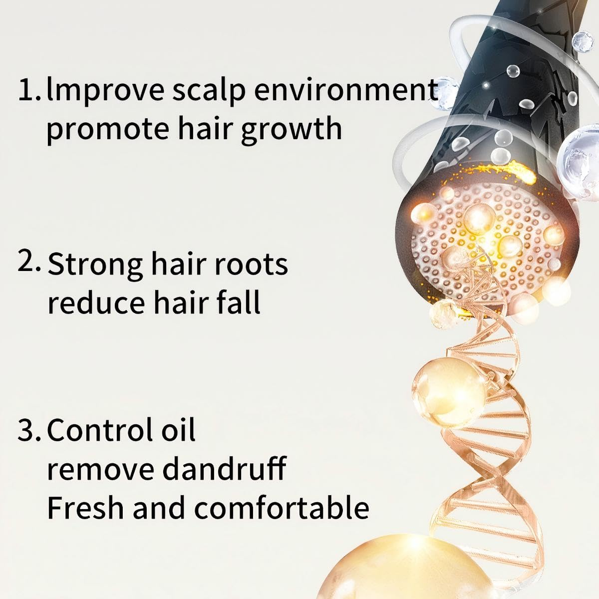 Shampoo for Thinning Hair for Women and Men– Rosemary Hair Growth Shampoo with Biotin, Strengthening & Volumizing Formula for Fuller Looking Hair, 7.1 Fl Oz
