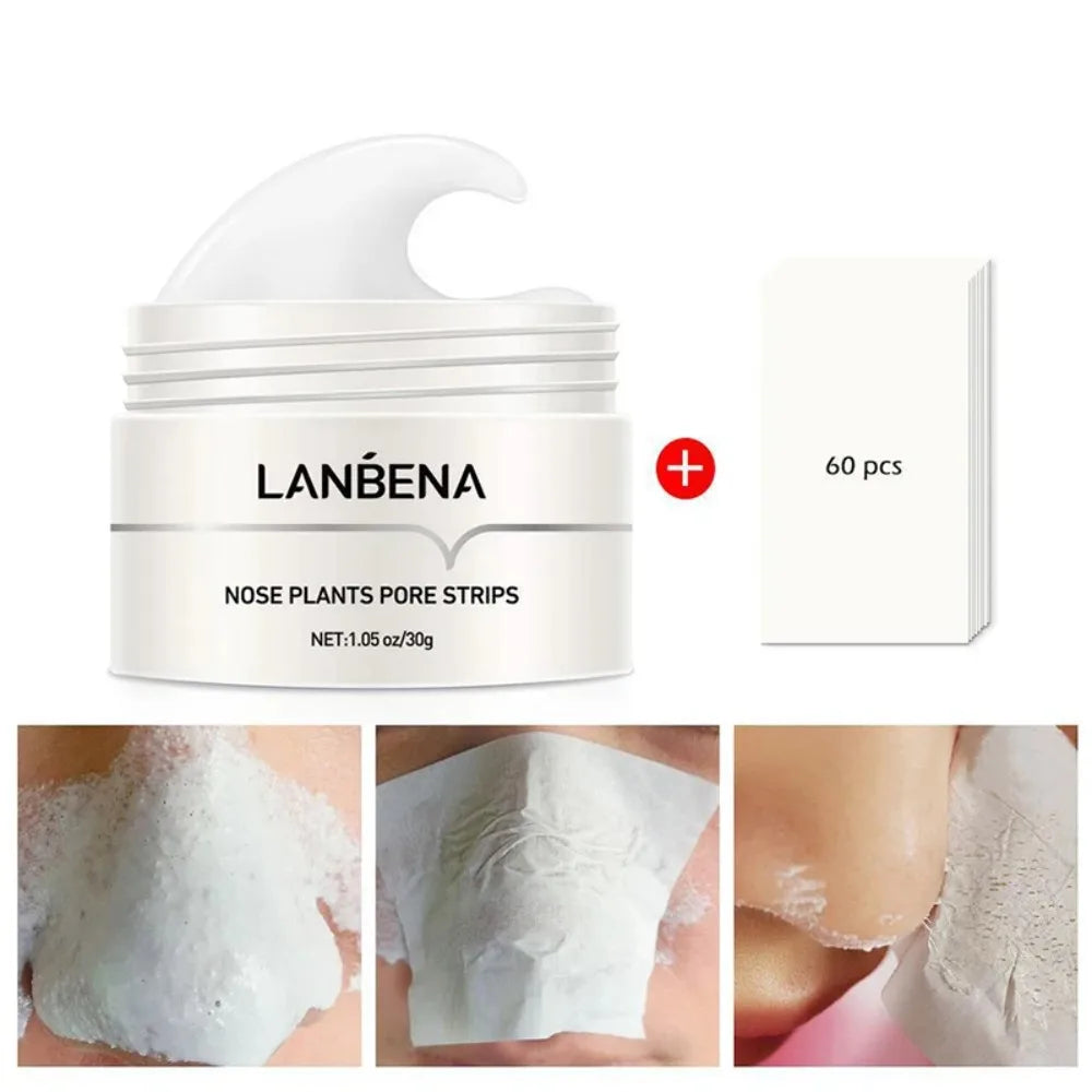 Deep Cleansing Blackhead Remover Mask - Pore Strips for Clear Skin and Acne Control