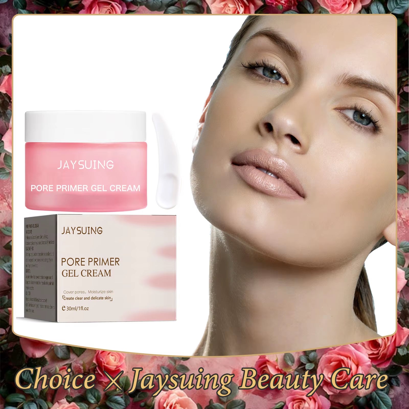 Invisible Pore Primer Cream - Long-Lasting Matte Base Makeup for Oil Control & Refreshing Moisturization