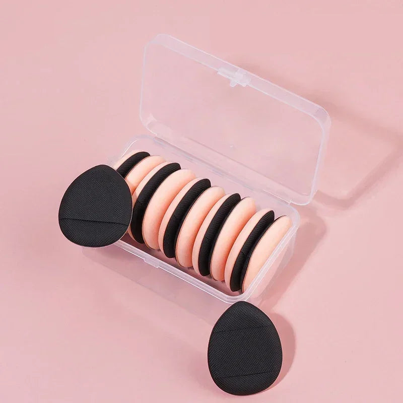 Mini Finger Puff Foundation Sponges - 5/10 Pcs Air Cushion Makeup Applicators for Flawless Concealer & BB Cream Application