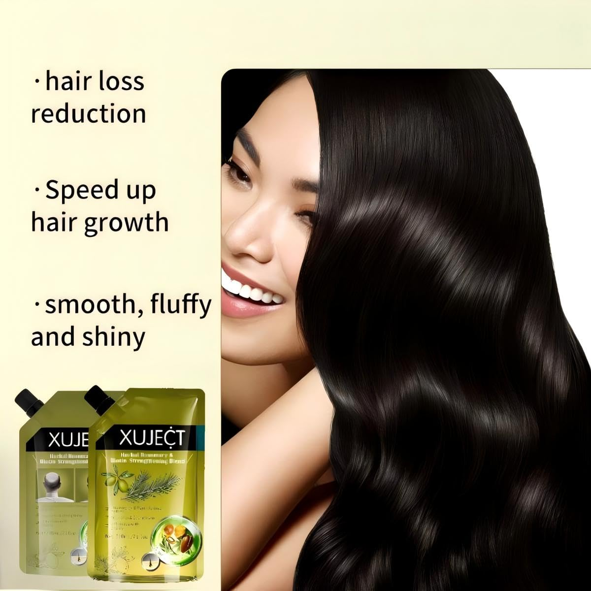 Shampoo for Thinning Hair for Women and Men– Rosemary Hair Growth Shampoo with Biotin, Strengthening & Volumizing Formula for Fuller Looking Hair, 7.1 Fl Oz