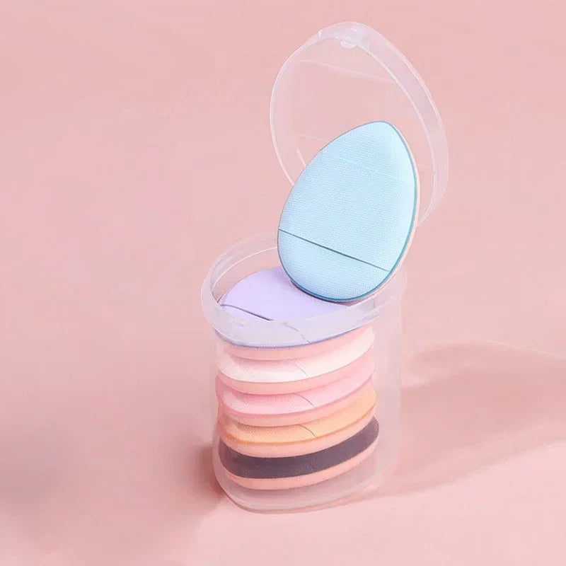Mini Finger Puff Foundation Sponges - 5/10 Pcs Air Cushion Makeup Applicators for Flawless Concealer & BB Cream Application
