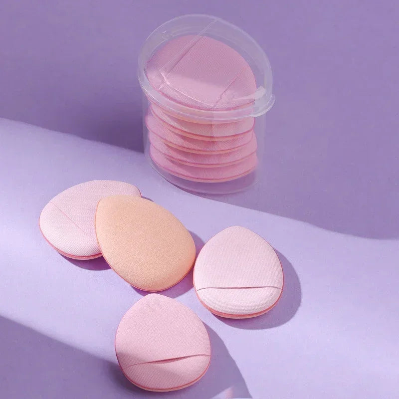 Mini Finger Puff Foundation Sponges - 5/10 Pcs Air Cushion Makeup Applicators for Flawless Concealer & BB Cream Application