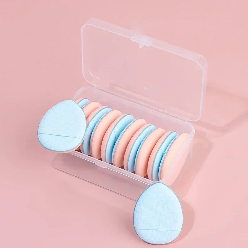 Mini Finger Puff Foundation Sponges - 5/10 Pcs Air Cushion Makeup Applicators for Flawless Concealer & BB Cream Application