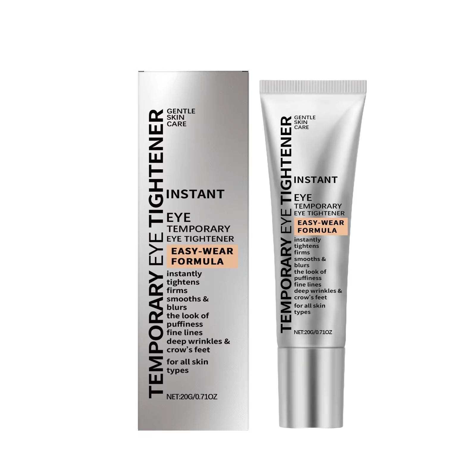 Firm Eye Tightener Cream Remove Dark Circles Eye Bags Anti-Wrinkle Lifting Smoothing Fine Lines Moisturizing Temporary Eye Cream