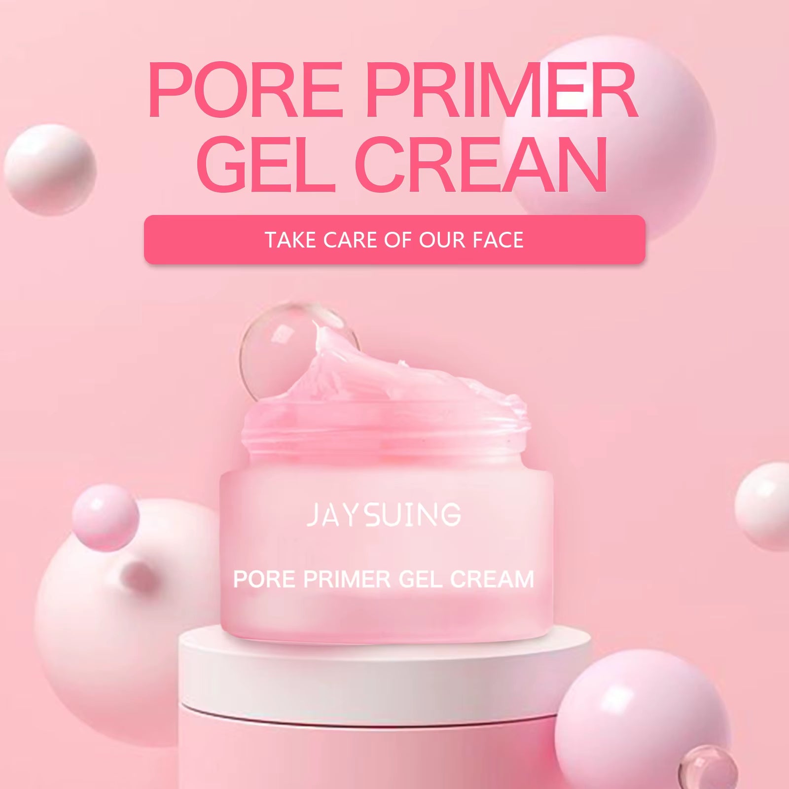 Invisible Pore Primer Cream - Long-Lasting Matte Base Makeup for Oil Control & Refreshing Moisturization