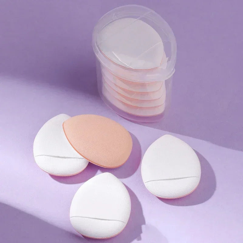 Mini Finger Puff Foundation Sponges - 5/10 Pcs Air Cushion Makeup Applicators for Flawless Concealer & BB Cream Application