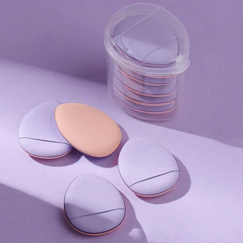 Mini Finger Puff Foundation Sponges - 5/10 Pcs Air Cushion Makeup Applicators for Flawless Concealer & BB Cream Application