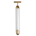Revitalize Your Skin with the 24K Gold Vibrating Facial Massager - Lift, Firm, and Reduce Wrinkles!
