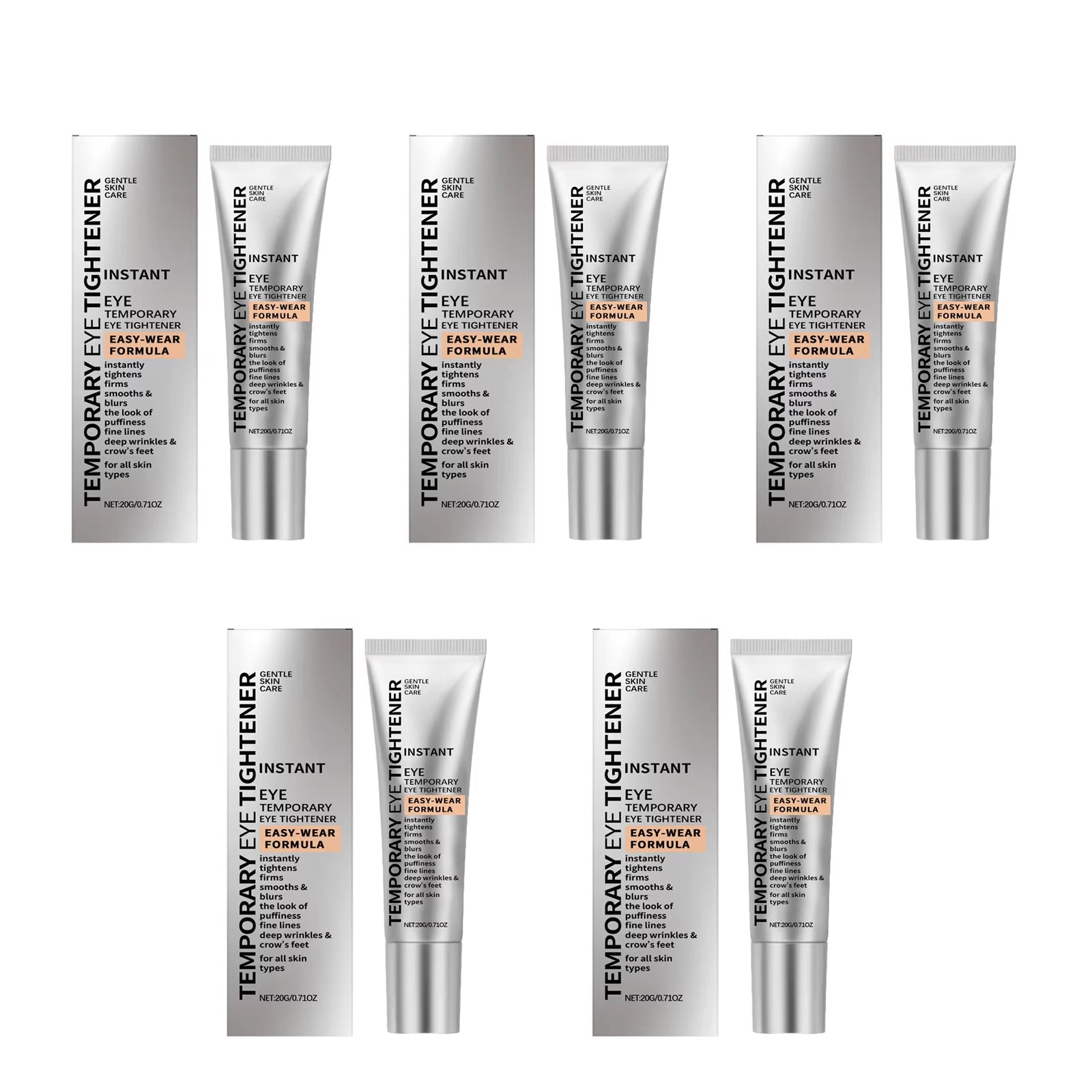 Firm Eye Tightener Cream Remove Dark Circles Eye Bags Anti-Wrinkle Lifting Smoothing Fine Lines Moisturizing Temporary Eye Cream