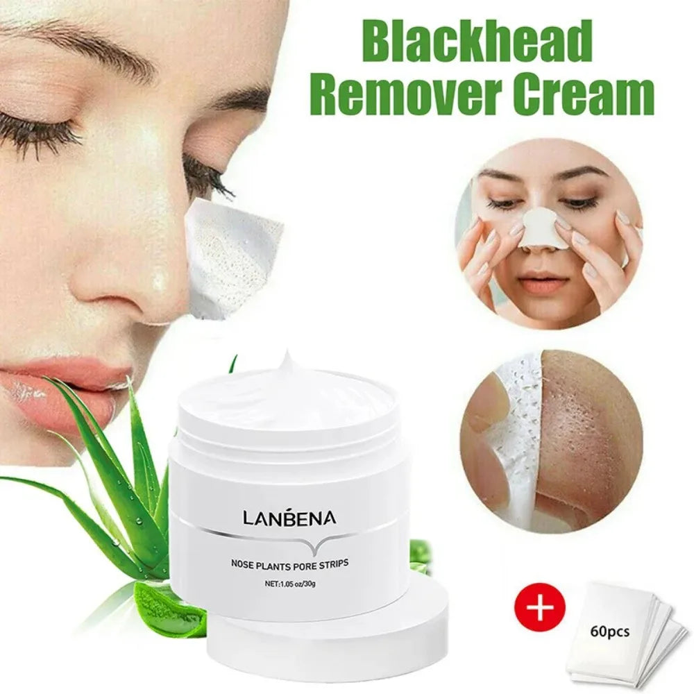 Deep Cleansing Blackhead Remover Mask - Pore Strips for Clear Skin and Acne Control