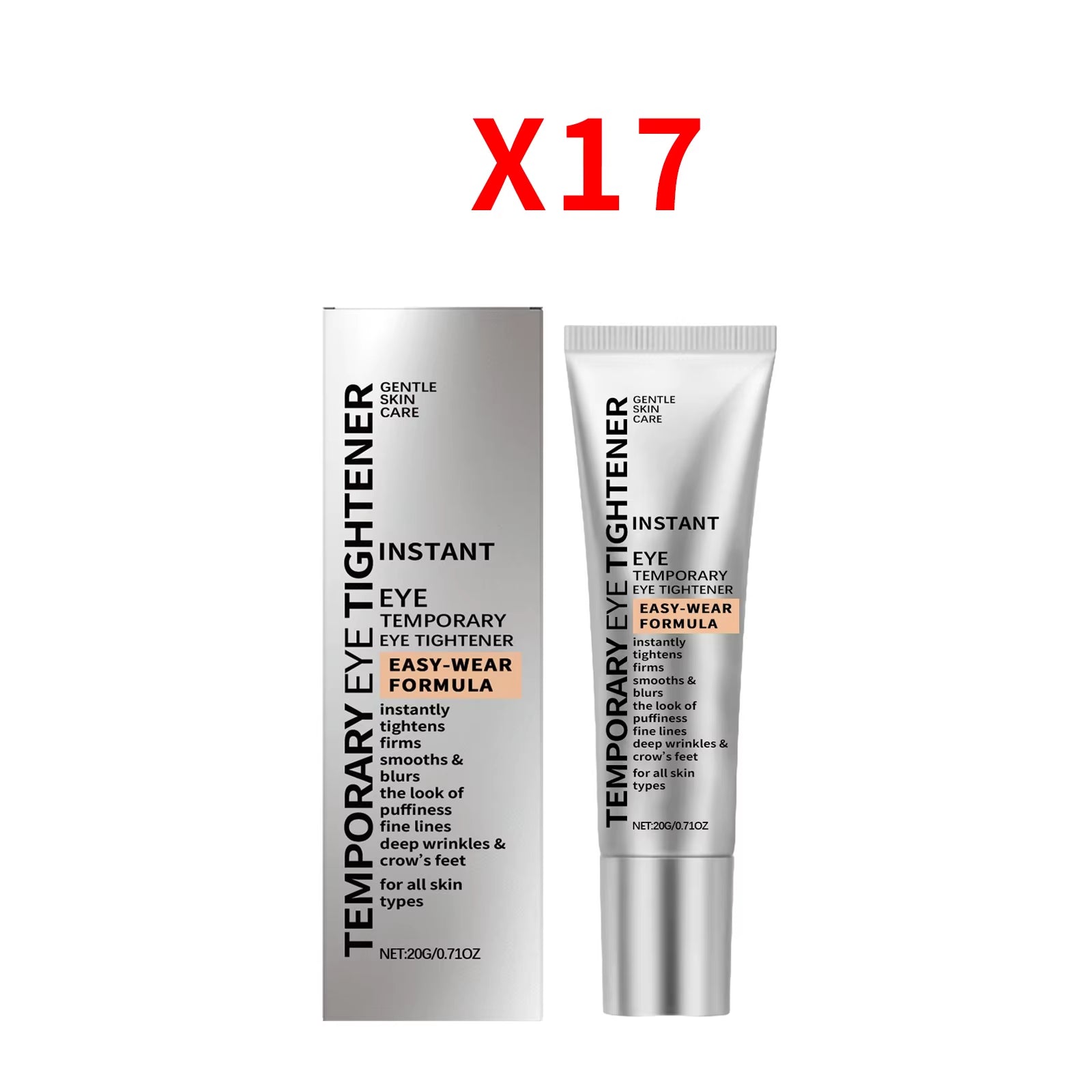 Firm Eye Tightener Cream Remove Dark Circles Eye Bags Anti-Wrinkle Lifting Smoothing Fine Lines Moisturizing Temporary Eye Cream