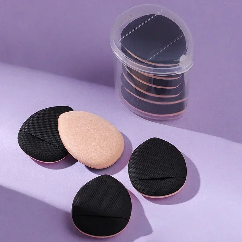 Mini Finger Puff Foundation Sponges - 5/10 Pcs Air Cushion Makeup Applicators for Flawless Concealer & BB Cream Application