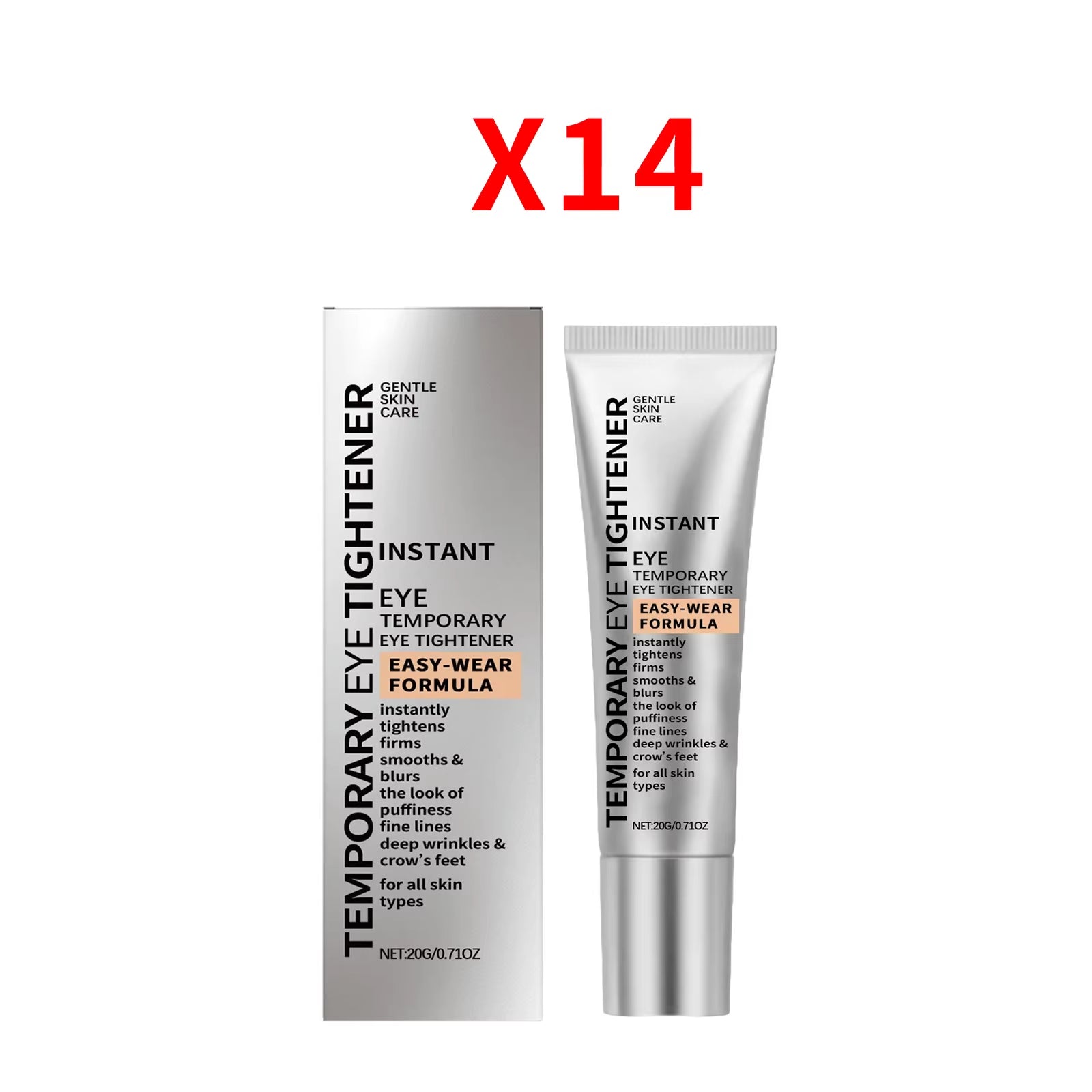 Firm Eye Tightener Cream Remove Dark Circles Eye Bags Anti-Wrinkle Lifting Smoothing Fine Lines Moisturizing Temporary Eye Cream